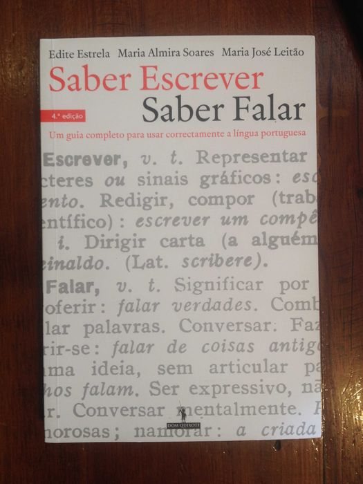 Saber escrever, saber falar