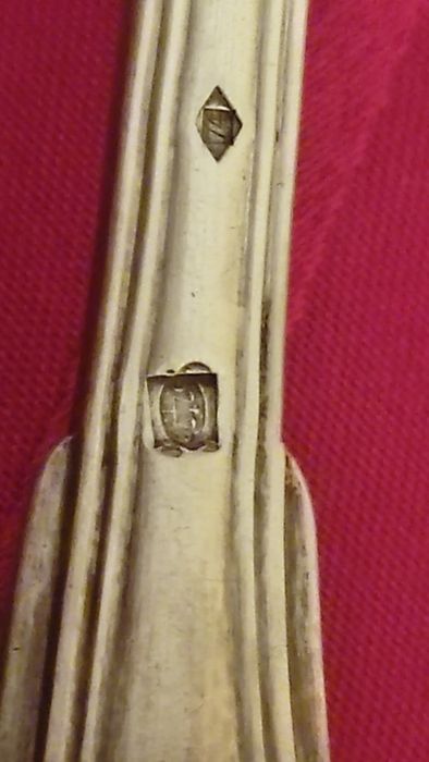 Łyżka wazowa rodowa z monogramem