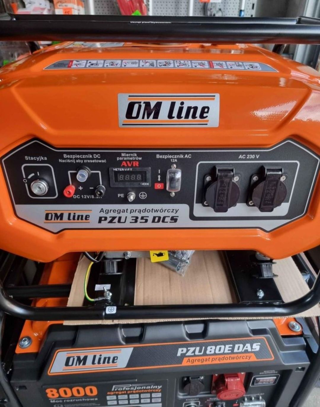 Agregat prądotwórczy om line 5.5kw Przesyłka gratis