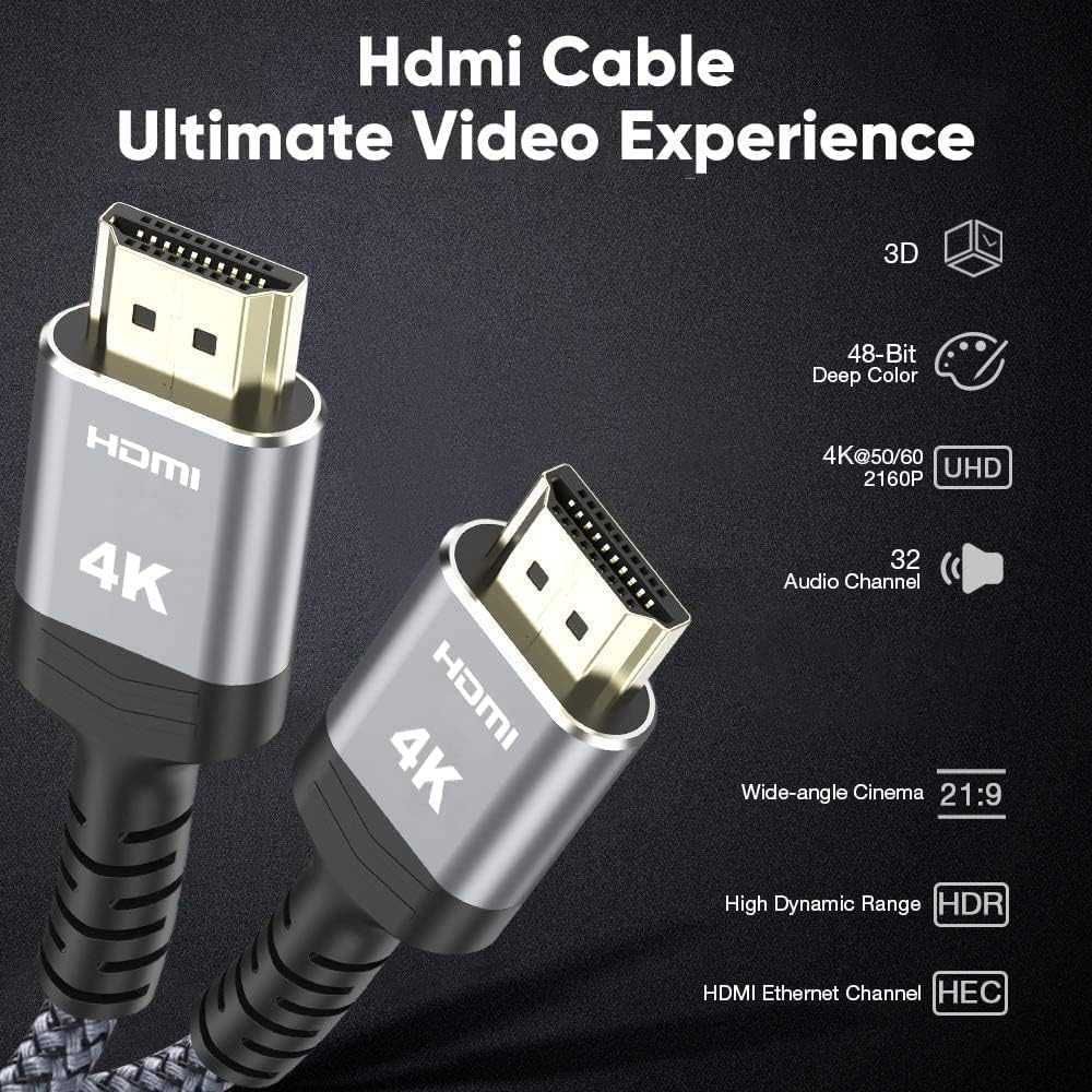 Highwings USB C to HDMI Cable 4K 1.8m