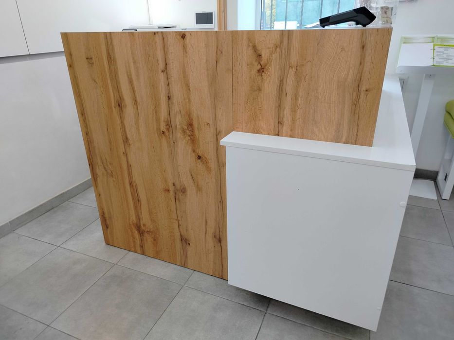 Рецепция, стойка с тумбой  Б/У