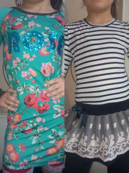Костюм гарна сукня  нарядне плаття платтячко полоска квіти