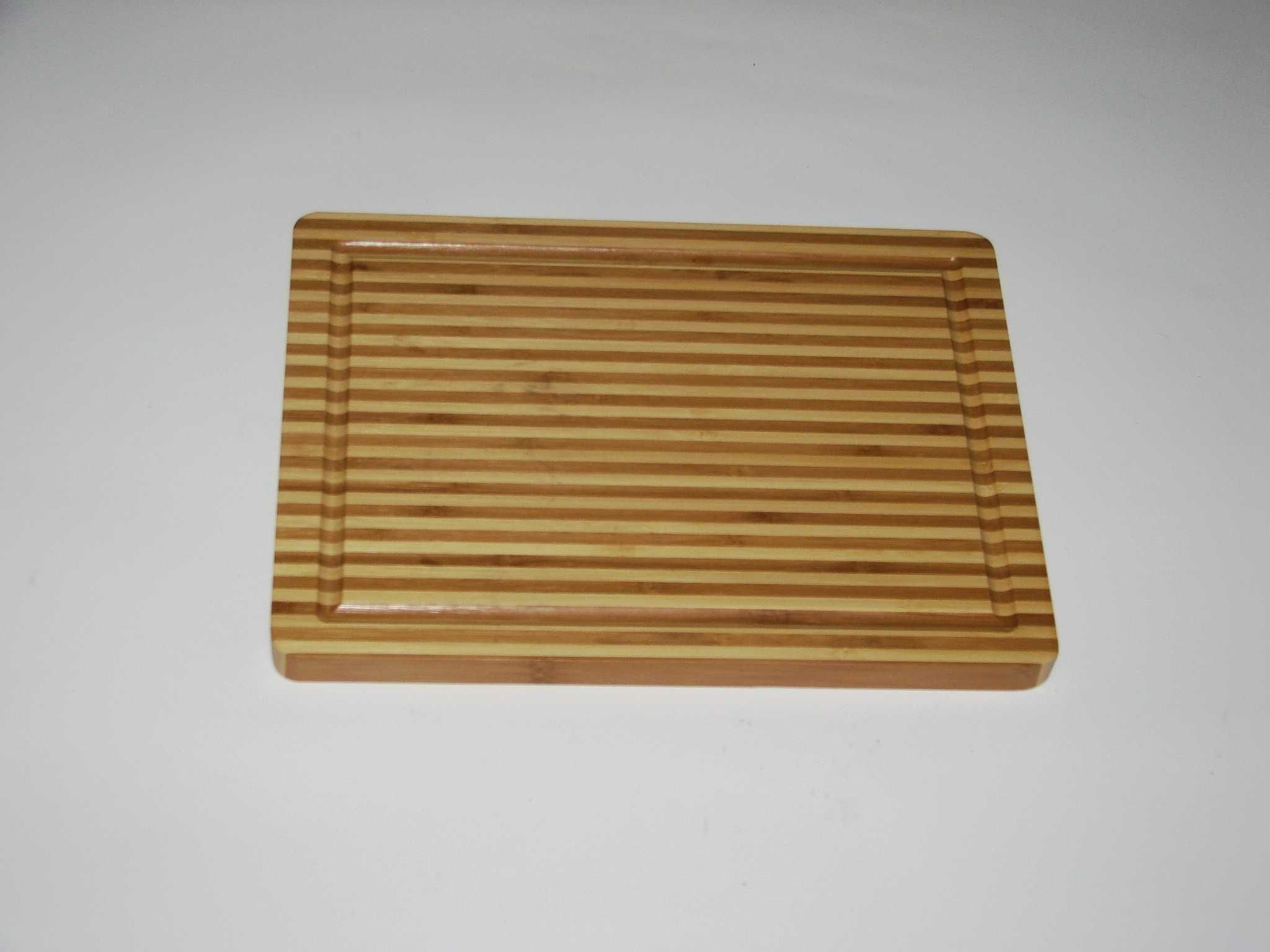 Deska do krojenia bambusowa paski - nowa
