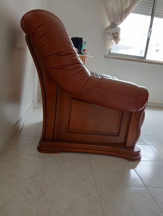 Poltrona de couro