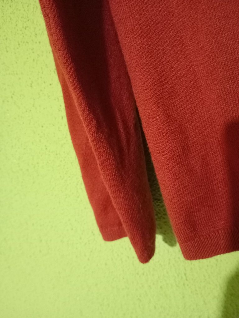 Sweter damski Tommy Hilfiger XL dekolt, z welną