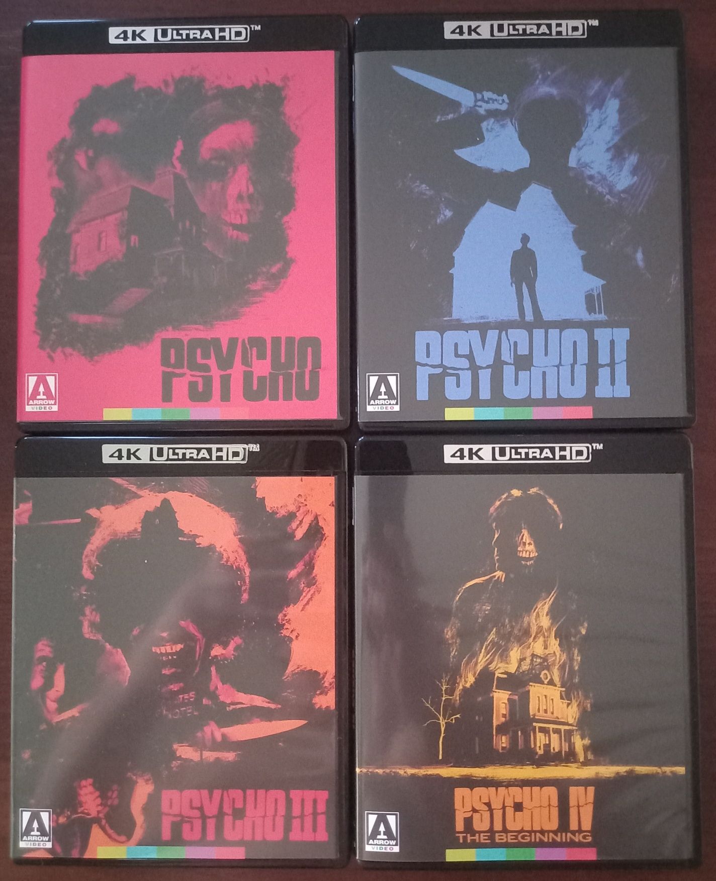 Psychoza 1-4 Kolekcja 4K (5xBlu-Ray 4K) Arrow Limited Edition Brak PL