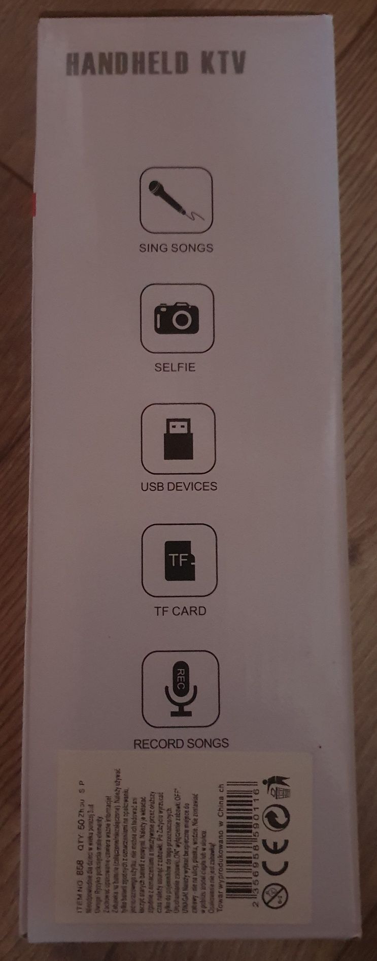 Mikrofon bezprzewodowy z głośnikiem KARAOKE BLUETOOTH