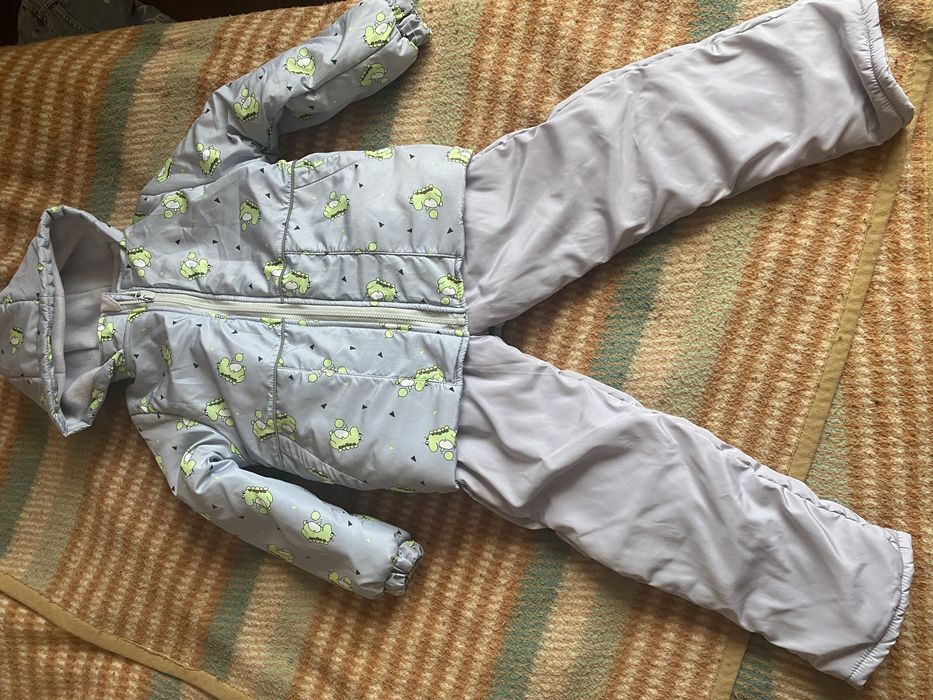 Зимовий дитячий комплект для дівчинки/хлопчика 128 см