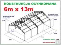 Konstrukcja Wiata Rolna Graraż Magazyn Hala Zadaszenie Ocynk