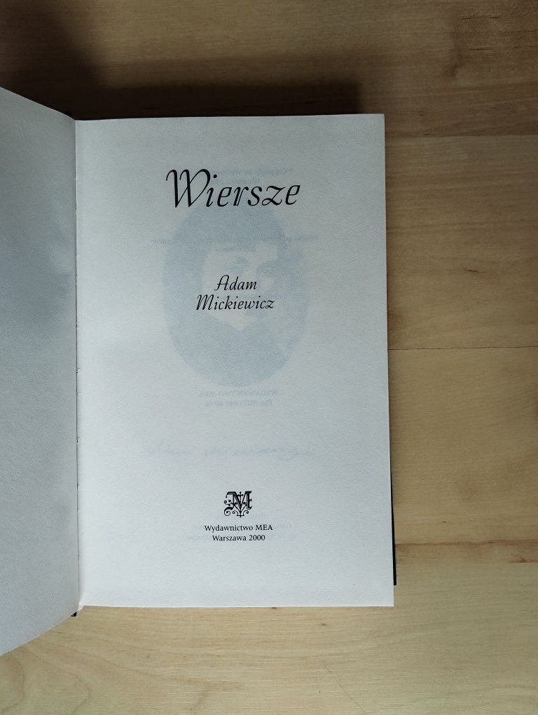 Wiersze Adam Mickiewicz