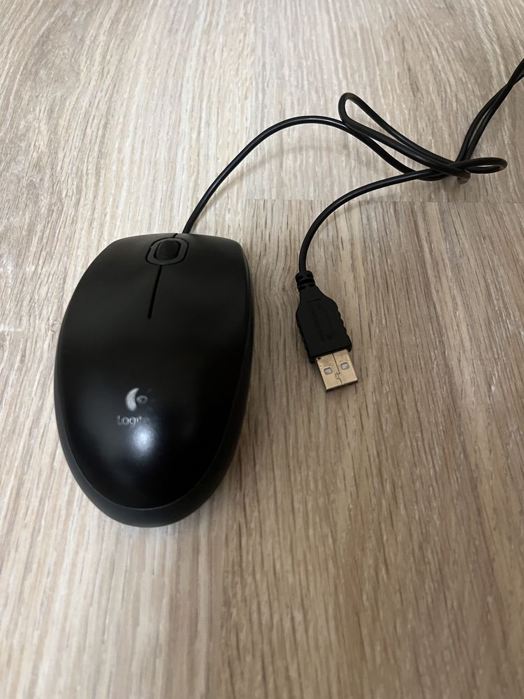 Миша Logitech B100 USB  Black