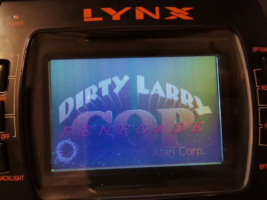 Dirty Larry Renegade Cop ATARI LYNX gra (retro 1992) sklep Ursus