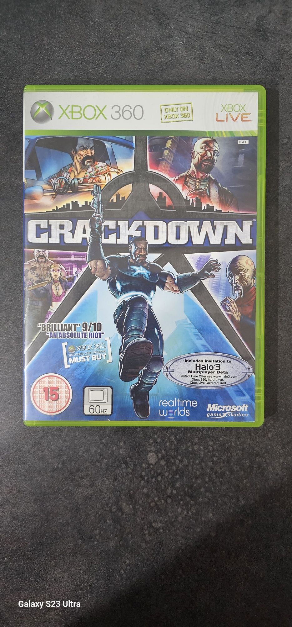 CrackDown pol.dubbing+kupon xbox live nieuzyty