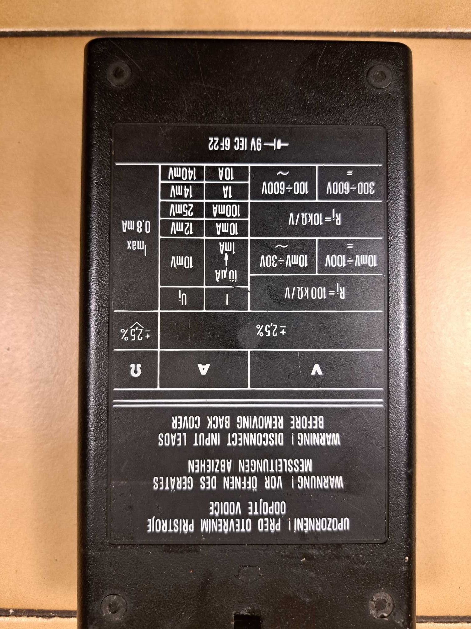 Miernik uniwersalny PU 500 uszkodzony
