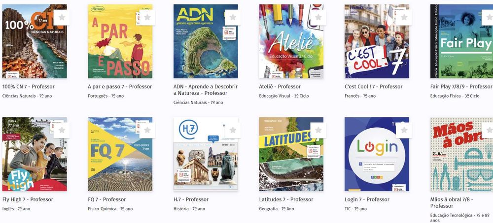 Materiais de estudo/ recursos de 7ºano
