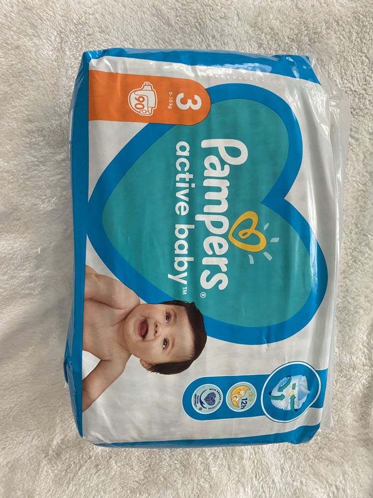 Підгузники Pampers active baby 3 (6-12кг) 90шт