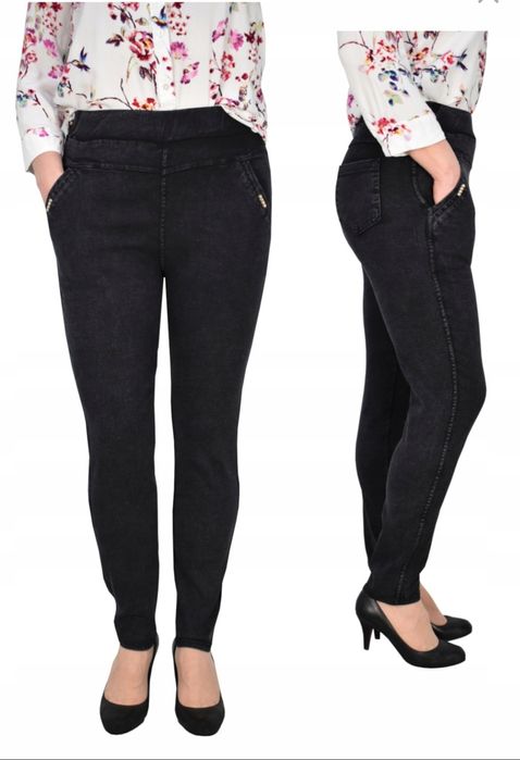 Spodnie bawełniane farbowane Jens