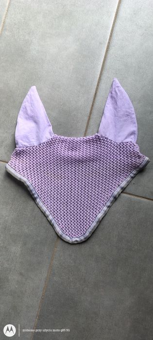 Zestaw czaprak Horze Adepto liliowy l i nauszniki Horze Adepto