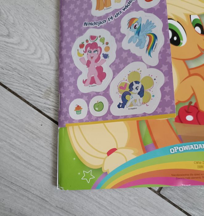 Zestaw magazynów My Little Pony 9 sztuk naklejki domki gazeta MLP
