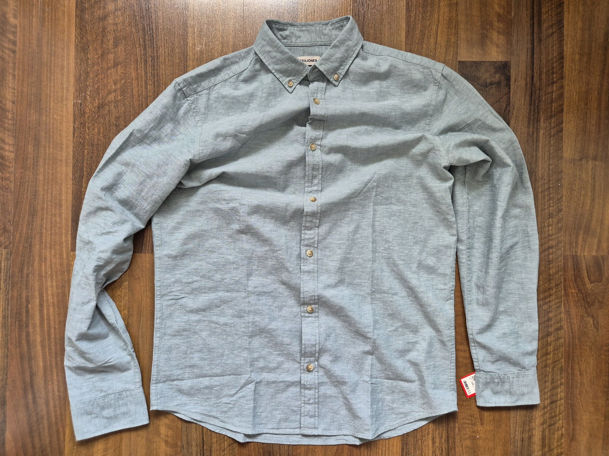 Koszula Jack&Jones z lnem