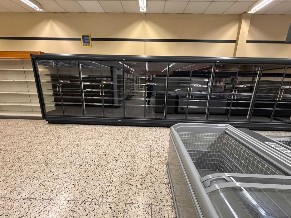 Regał chłodniczy lodówka sklepowa regal przyścienny chłodziarka hauser