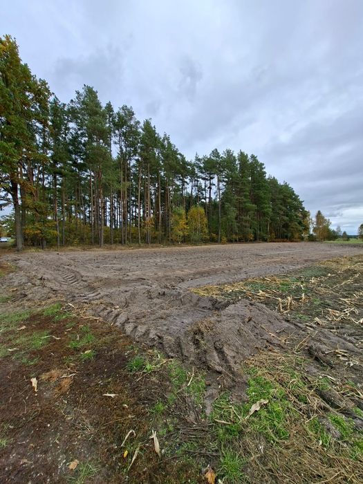 Działka las pole