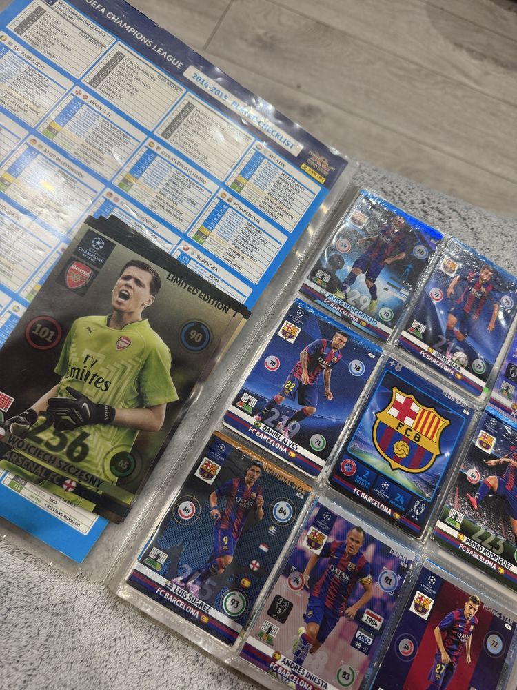 sprzedam album z kartami z 2014/2015 r Panini DUZO KART!