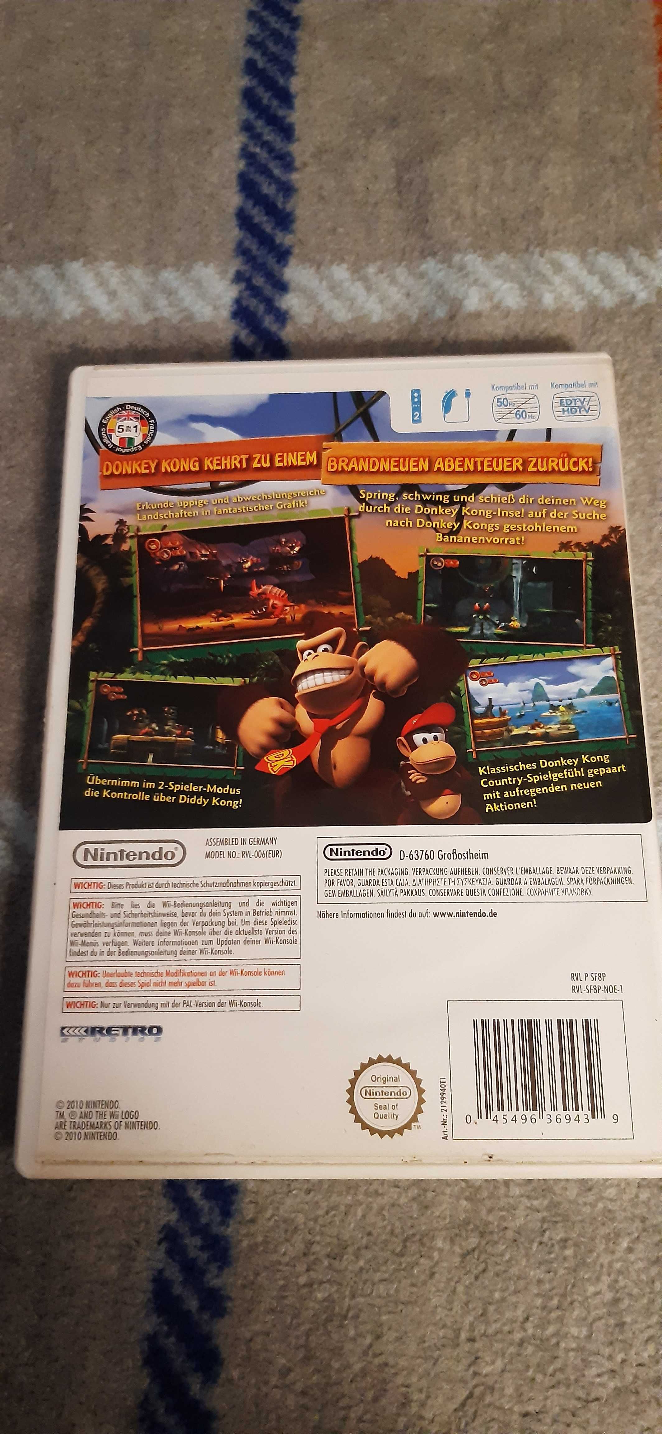 donkey kong counrtry returns nintendo wii