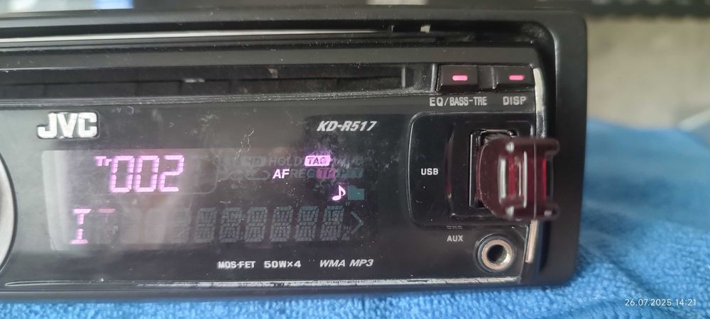 Магнитола Jvc kd-r517r