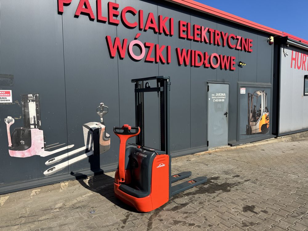 Paleciak elektryczny Linde 1200 kg 290 cm wózek Linde L 12 sztaplarka