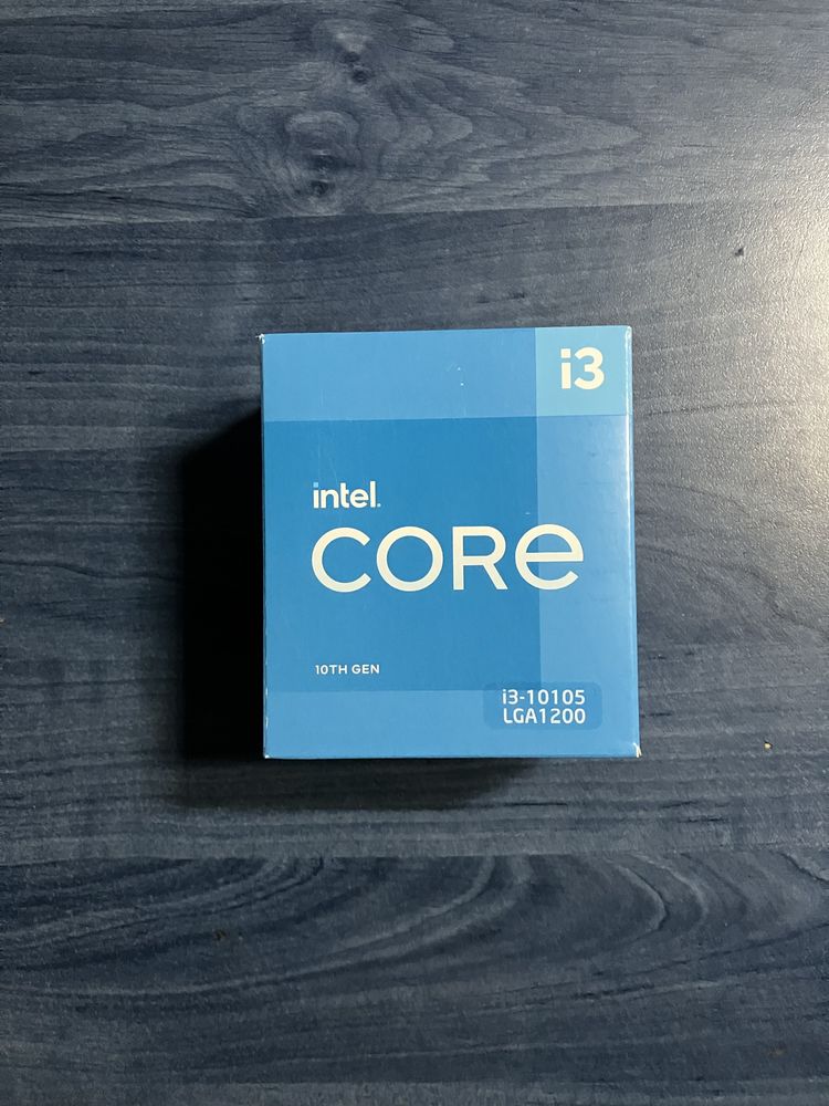 Коробка (пуста) від процесора Intel core-i3