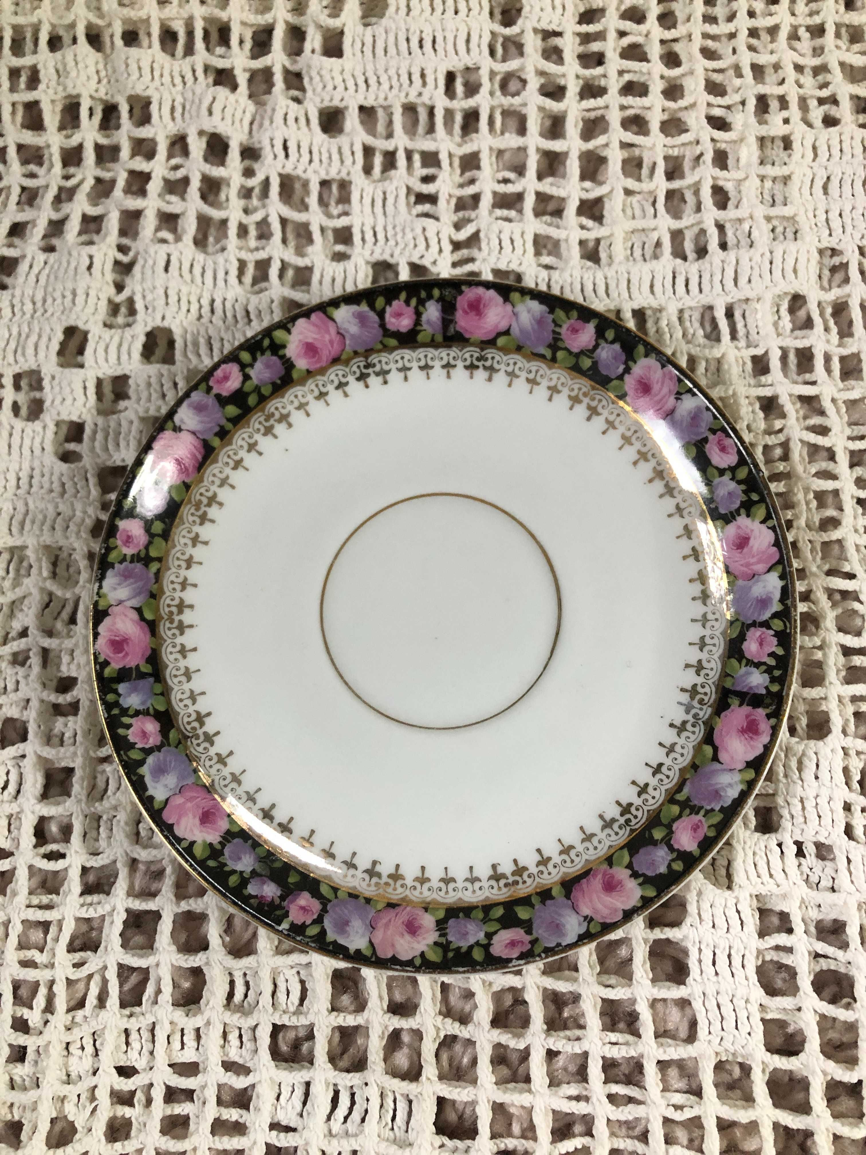Filiżanka talerzyk porcelanowy KPM Germany porcelana świąteczny duo