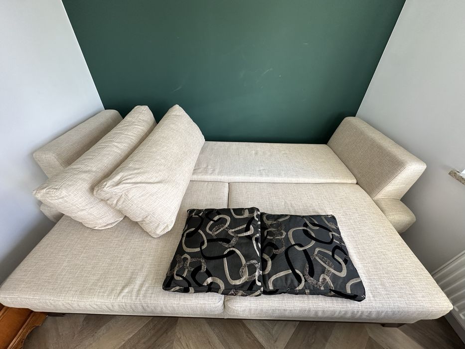 Sofa kanapa z funkcją spania i pojemnikiem