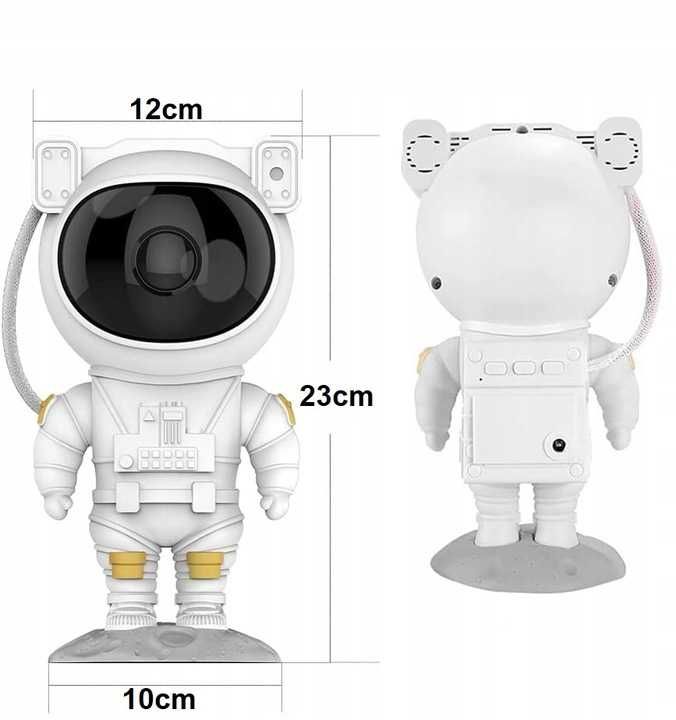 projektor gwiazd nieba led lampka nocna astronauta idealny na prezent