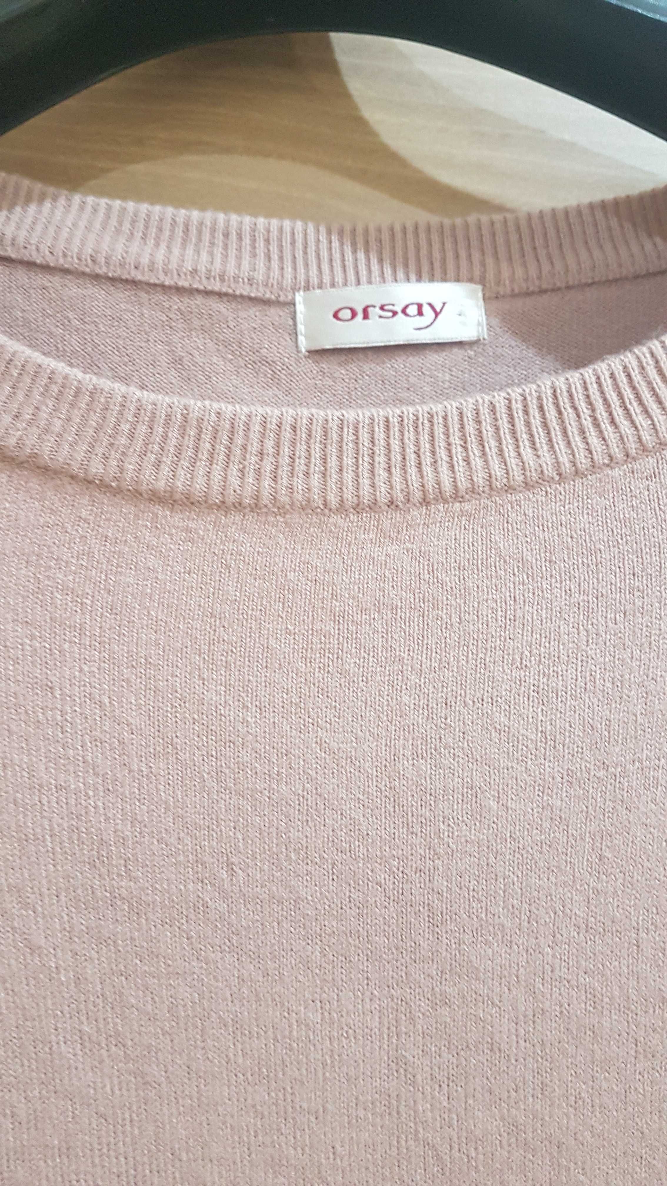 Sukienka Orsay z dzianiny kolor brudny róż  R. S