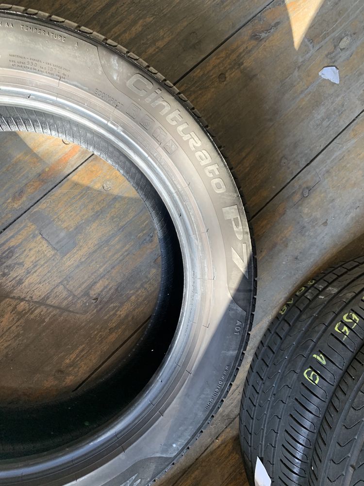 Dwie opony pirelli cinturato p7 225/55/18 2019r.