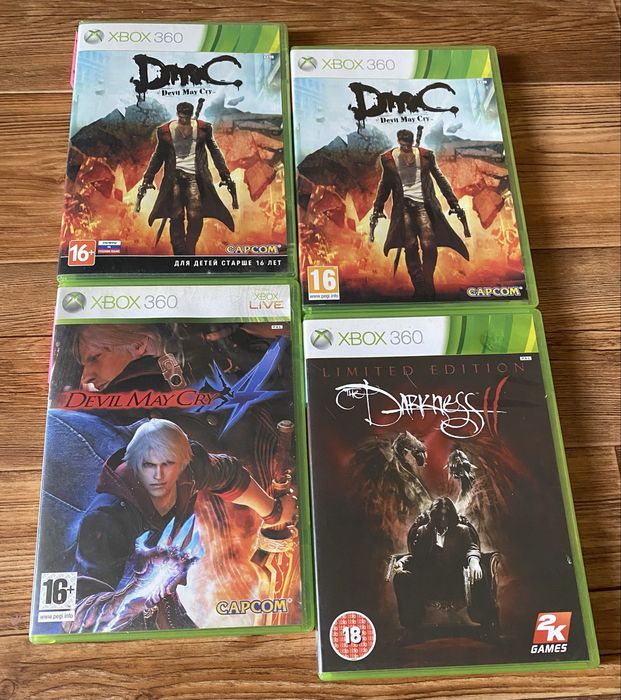 Xbox 360: Halo, Diablo, DMC, Gears of War. Mass Effect, Conan, Prey