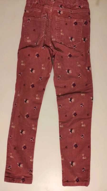 Spodnie dla dziewczynki kolorowe różowe