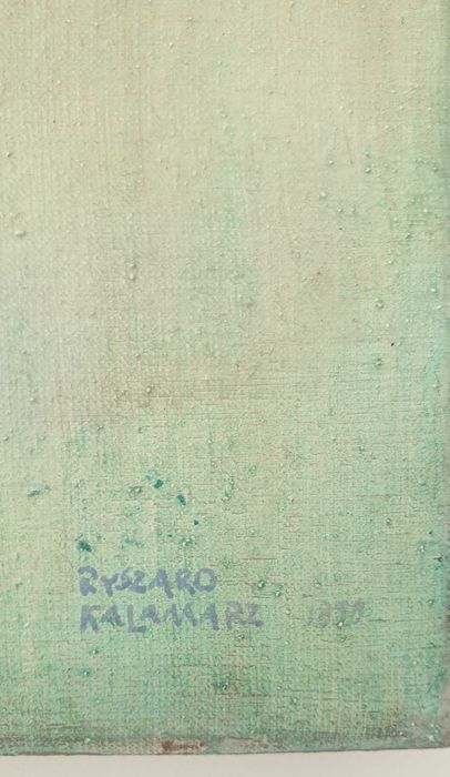 Obraz olej na płótnie - przepiękna baletnica- artysta Ryszard Kalamarz
