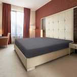 Prześcieradło 135x190x30  Utopia Bedding ciemno szare