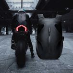 ESTETYCZNY Wielofunkcyjny Plecak Wodoodporny Motocyklowy Kolor CZARNY