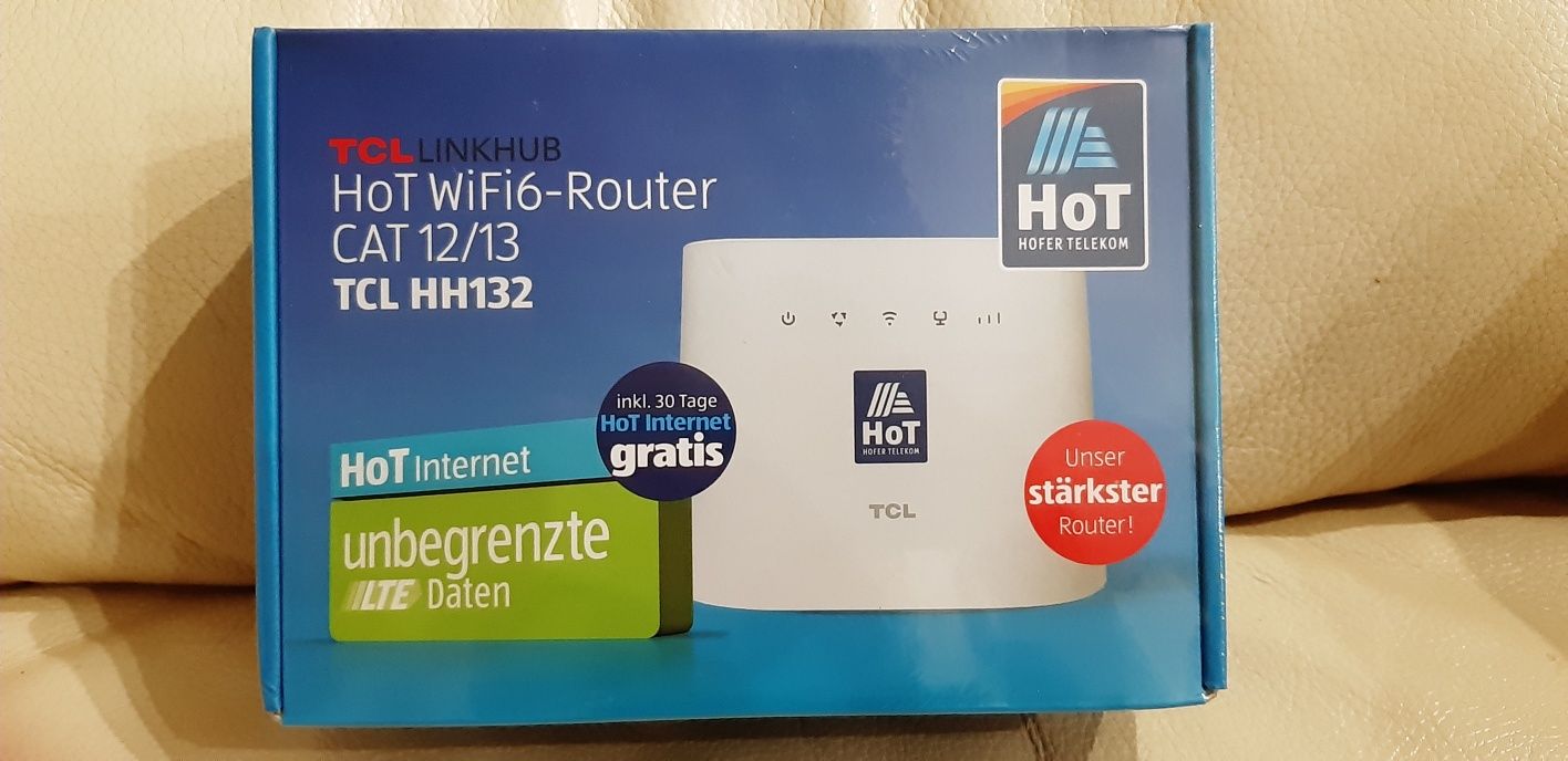 Router bezprzewodowy z 4G TCL LINKHUB HH132 4G LTE