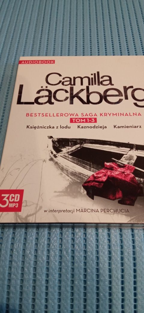 Audiobook saga Księżniczka Kamieniarz Kaznodzieja C.Lackberg 3cd