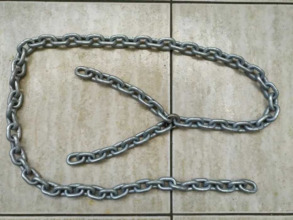 Łańcuch do huśtawki 5mm ,dł 1,50 m z szeklą i łańcuch 6mm 1,4