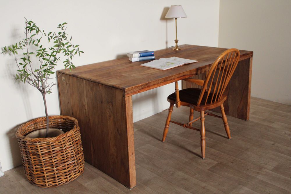 Komoda biurko kolonialne drewniane rustykalne boho solidne