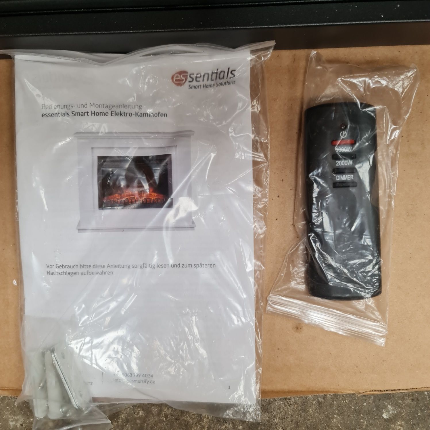 Ostatnia sztuka Nowy Kominek elektryczny wkład essentials