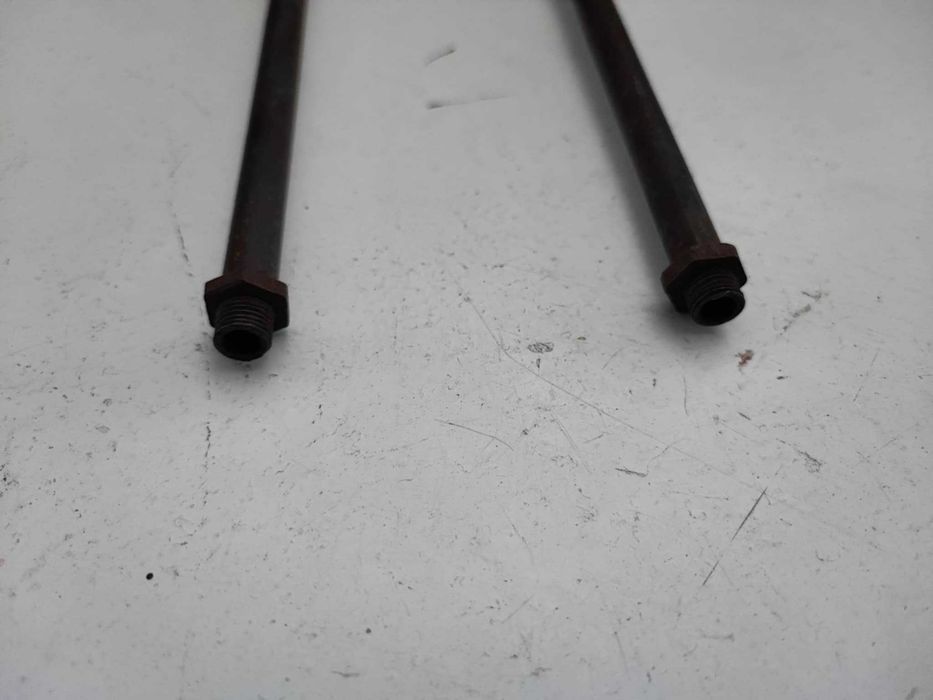 Przedwojenna mosiężna część do żyrandol,podwójny