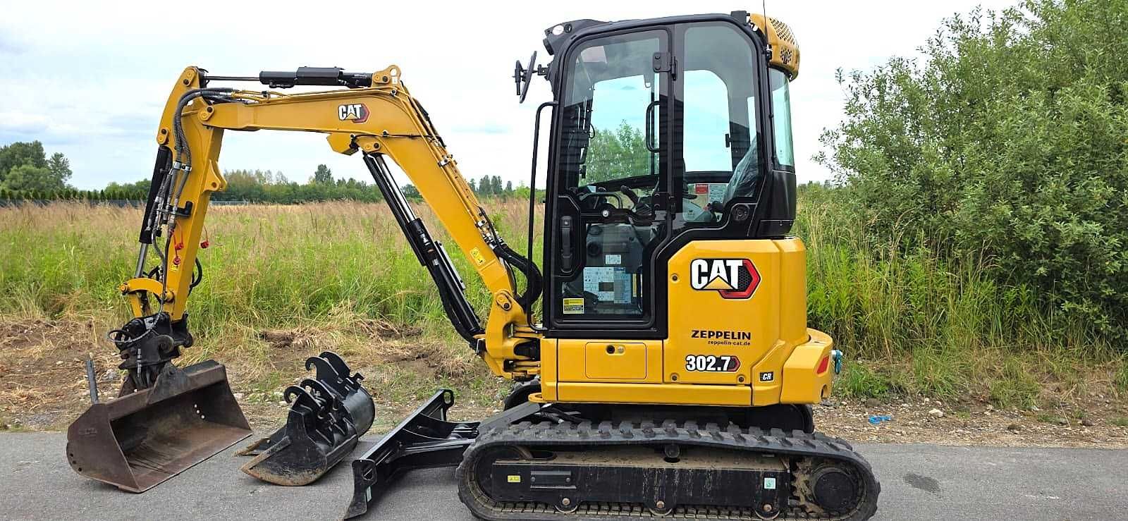 Caterpillar 302,7CR - 2023 rok, 467h, CAT 302.7, Cat 302 , Cat 303