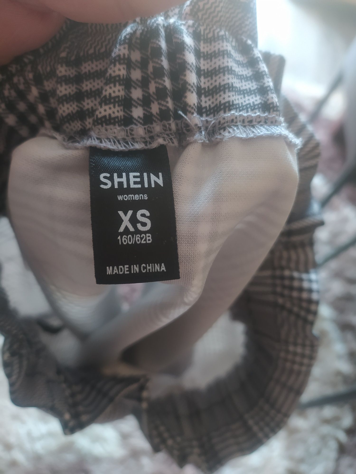 Spódnica w kratę XS 34 Shein