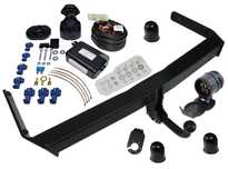 VW VOLKSWAGEN PASSAT B6 SEDAN+ KOMBI 2005-2010 HAK HOLOWNICZY + MODUŁ + WIĄZKA 13P + ADAPTER 13/7PIN